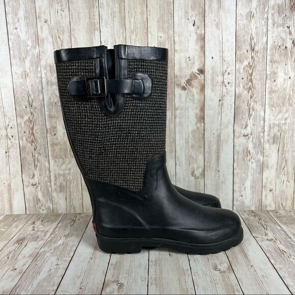 Chooka Teeny Tweed Rain‎ Boots - Womens 7 - Picture 3 of 10
